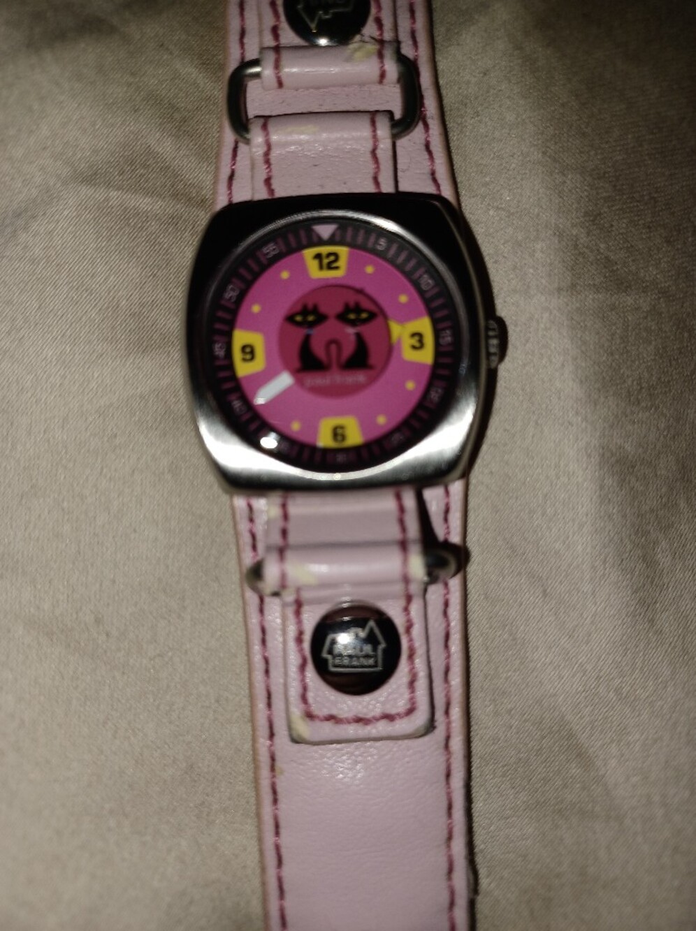 Paul Frank Black Cats Pink Watch